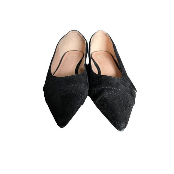 ‎Journee Collection Winslow Black Pointed Toe Flats  Size 7 - Picture 2 of 6